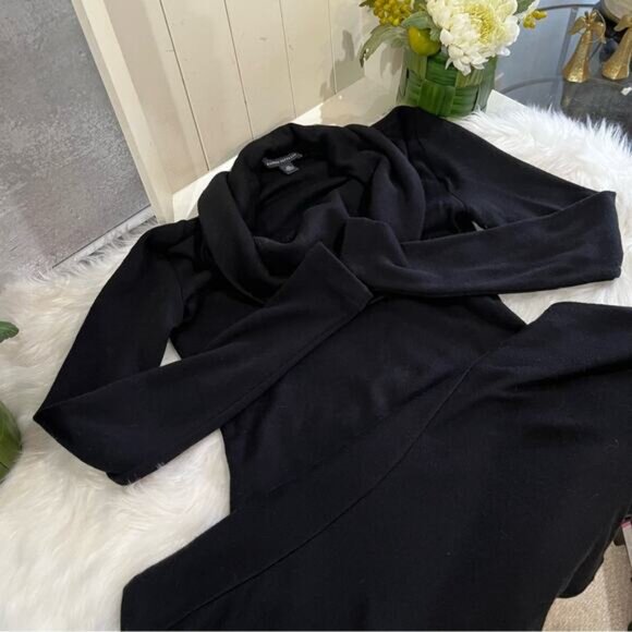 NEW Banana Republic Wool Classic Fit Flare Midi Cowl Neck Sweater Dress XS NWOT - Picture 10 of 16